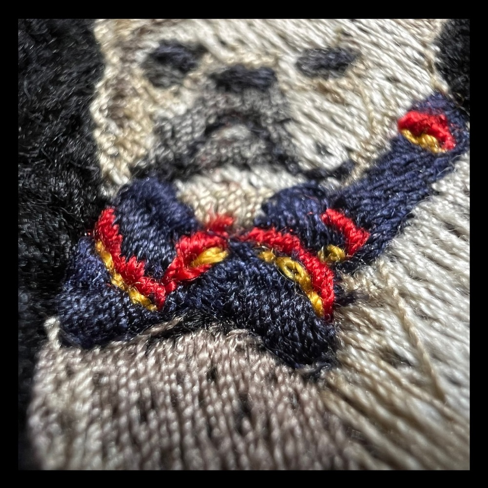 Polo Ralph Lauren French Bulldog Embroidered Rib-Knit Beanie / Polo Black / NWT - Picture 10 of 11